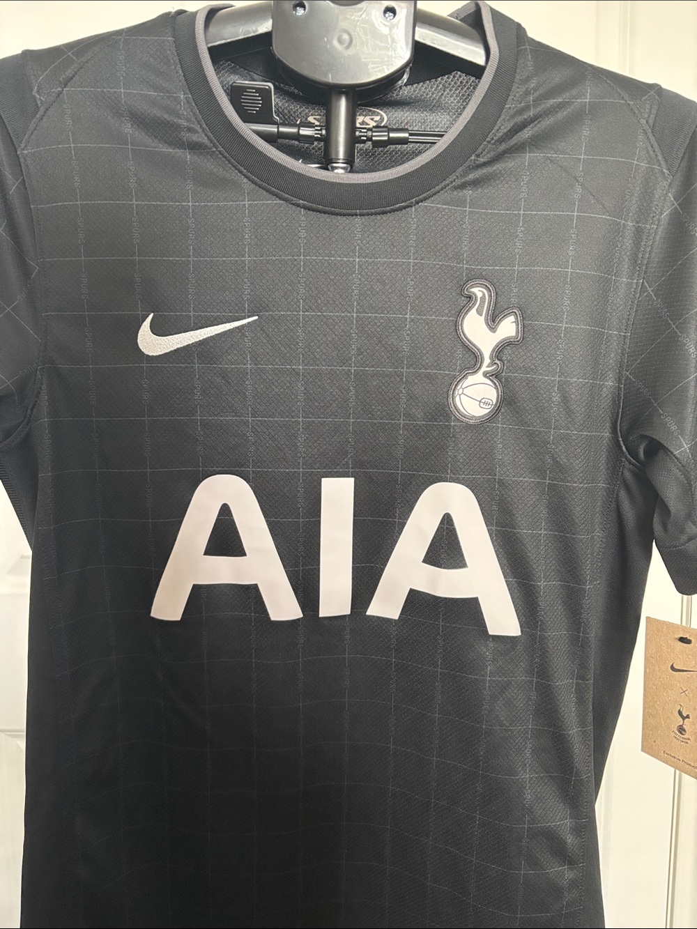 Nike Tottenham Hotspur men Black AIA Soccer Jersey
